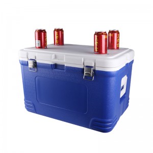 KY56A 56L gjoks plastik akulli OEM Kuti akulli portative për pije për pije