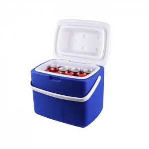 KY605 12L Isolatioun Plastik Portable Ice Stockage Cooler Box Mëllech Cooler Box
