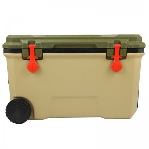 KOOLYOUNG KY68A 68L Food Fruit Fish Ice Cooler Box With Wheels