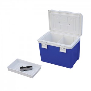 Quality certification 18L insulin vaccine transport Portable Fresh-Keeping small retro cooler box