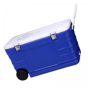 KYL52 52L Blauwe kleur tsjillen Outdoor Picnic Camping Ice boarst Cooler Box