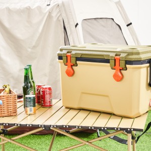 KOOLYOUNG Outdoor Camping KY36A 36L portativ muz sovutgich qutisi bitta muz to'plami bilan