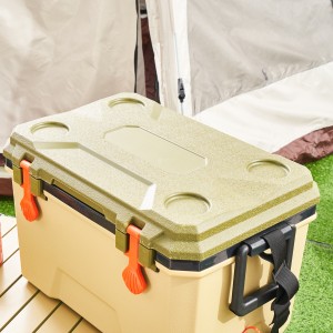 KOOLYOUNG Outdoor Camping KY36A 36L Portable Ice Cooler Box Dengan satu paket es