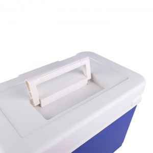 KY112B 12L प्लास्टिक आइस चेस्ट कूलर बॉक्स वैक्सीन ट्रांसपोर्ट कूलर बॉक्स