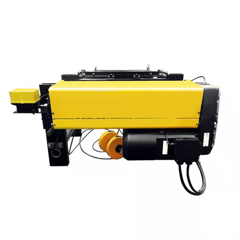 Good quality low headroom double lifting speed travelling wire rope hoist