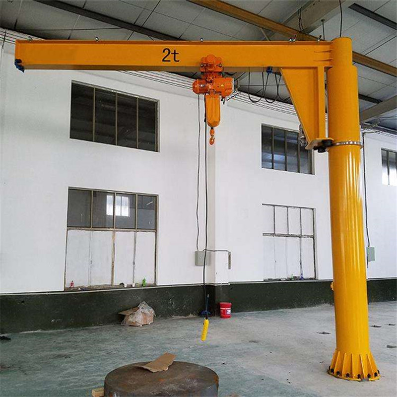 Hoist lift workstation floor column jib crane equipment (6)
