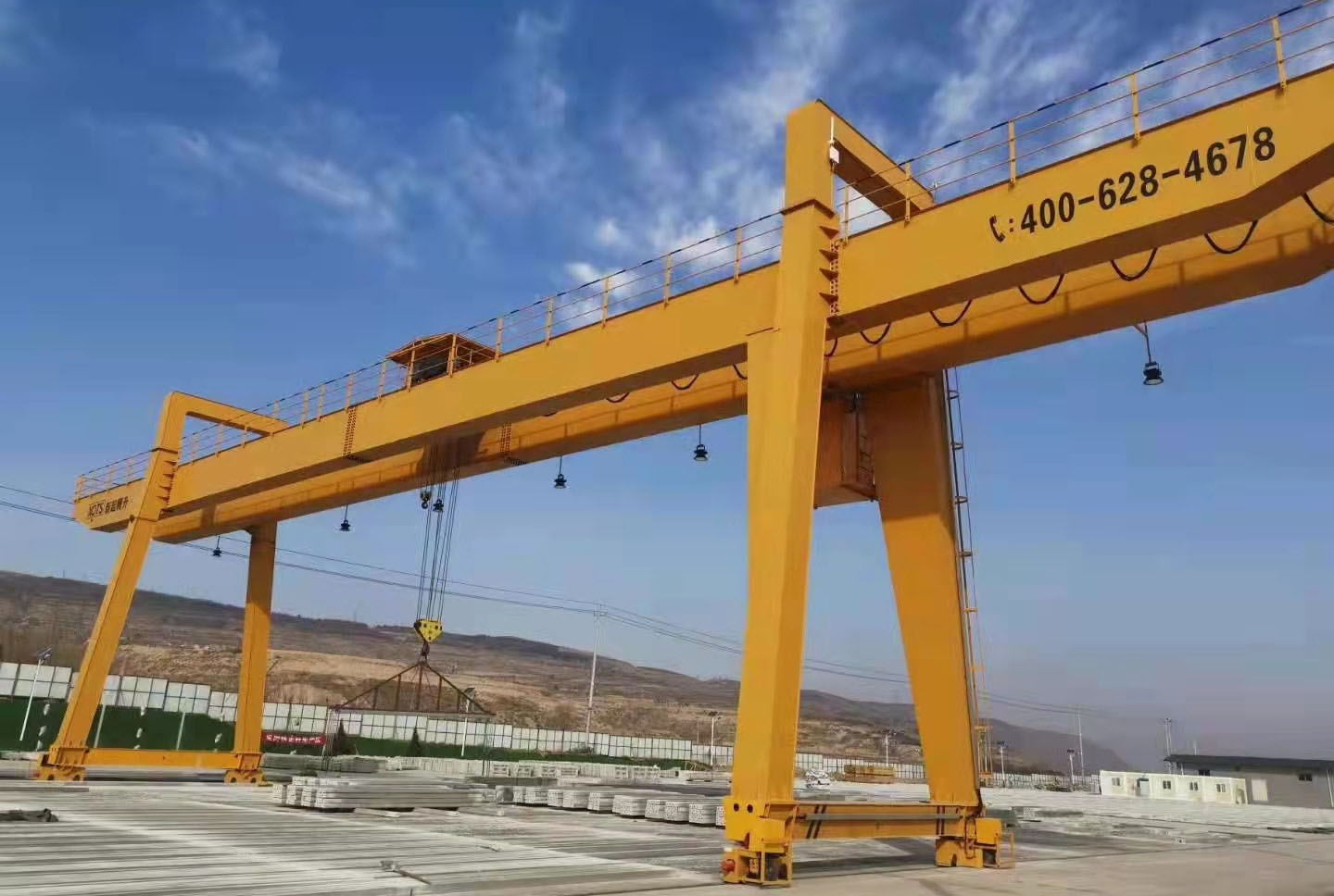 Double girder gantry crane for Power China e Yangjiang