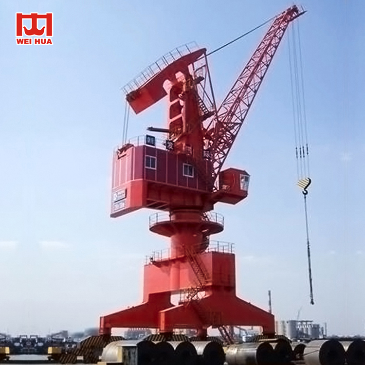 Ib qho Boom Floating Dock Crane