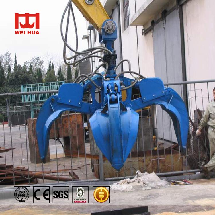 Electric Hydraulic Mutivable Double Disc Grab Bucket