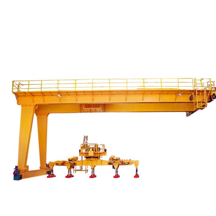 QC model double girder overhead crane na may magnet