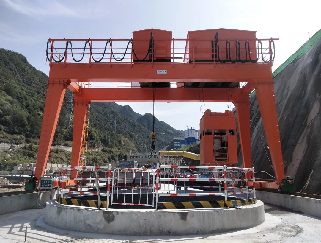 Lifting Height 190m! KORIG CRANES High Lift Gantry Crane Used in Shaft Construction