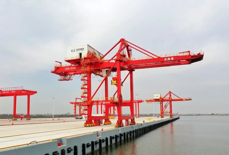 KORIG CRANES, көп сериялы порт машиналары өнімдері Hard Force Tongzhou Bay жаңа шығыс құрылысы