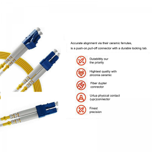 LC to LC Fiber Patch Cable Single Mode Duplex – 9/125um OS1 LSZH