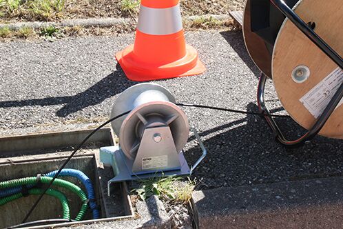 Direct Buried Optical Fiber Cable Laying Method