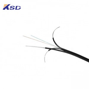 4 Core Outdoor FTTH Drop Cable With LSZH Jacket