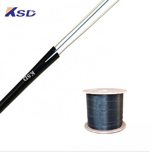 4 Core Outdoor FTTH Drop Cable With LSZH Jacket