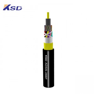 Single Jacket All-Dielectric Self-Supporting (ADSS) Optical Fiber Cable