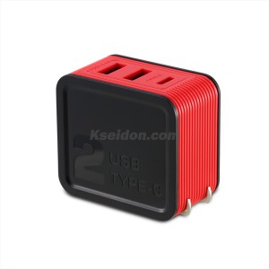 Kutry Adapter RP-U24 For CN 2USB Red