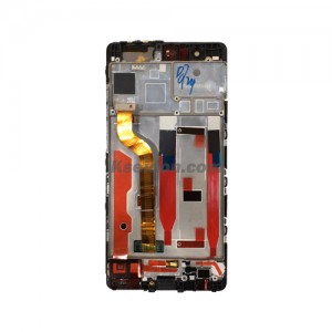 LCD Complete With Frame For Huawei P9 oi Black