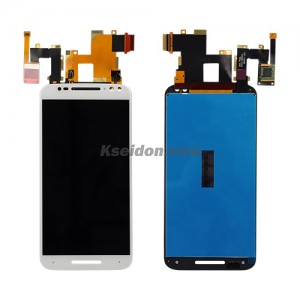 LCD with touch screen for Motorola X3 style White