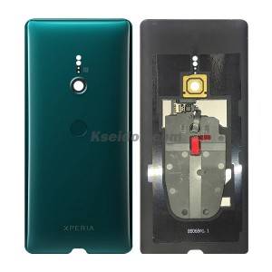 Battery Cover Without Fingerprint for Sony XZ3 NFC Green Kseidon