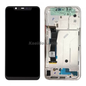 LCD Complete with frame For Xiao mi 8 Brand New White
