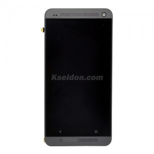 LCD Complete With Frame Sim Flex Cable For HTC One 801e Brand New Black