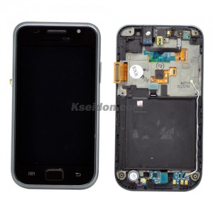 LCD With Middle Frame For Samsung Galaxy S/i9000 Brand New Self-Welded Black