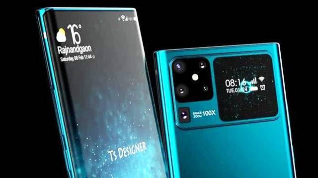 Huawei Mate40 Pro new concept map: positive and negative dual screen also supports stylus