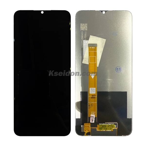New Delivery for Shattered Cell Phone Screen -
 Realme 5i LCD Screen with Frame Black Kseidon  – Kseidon