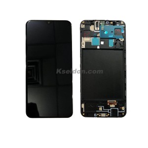 Samsung A20/A205 LCD Screen and Digitizer Assembly original with frame Kseidon