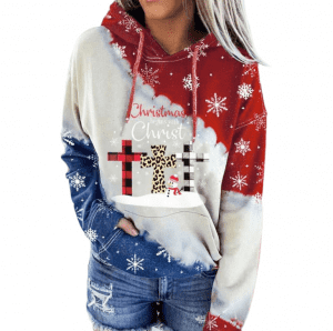 China Discount Tie Dye Sweatshirt Factories - hoodies long sleeve pullover hoodie crop top hoodie hoodies for women Christmas hoody for women White Hoodie Fashion Tops Wholesale Streetwear Sweatsh...