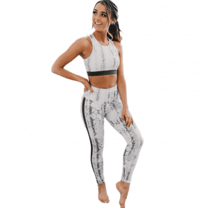 Gym Athletic Clothes Seamless Women Workout Clothes Sportswear Yoga Sets 2 Pieces Set Women Sports Bra Leggings Sport Suit Solid