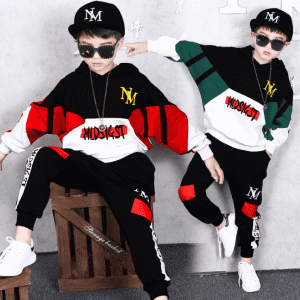 Spring Autumn Baby Boys Girls Cotton Clothes Children Letter Hooded Pants 2Pcs/sets Infant Kid Fashion Toddler Casual Tracksuits