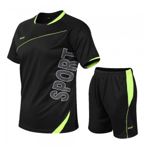 Summer Sport Suits Men Leisure Spandex Gym Workout Clothes Uniforms Mens Training Suits Jogging Tracksuit Sets
