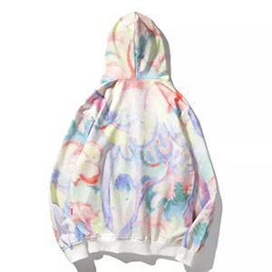 China Discount Sweatshirt And Joggers Supplier - Tie-dye Hoodie Oil Painting Cloud Hoodie Men’s and Women’s Coats Korean Pullover Hooded Blouse Men’s  – Kaishun