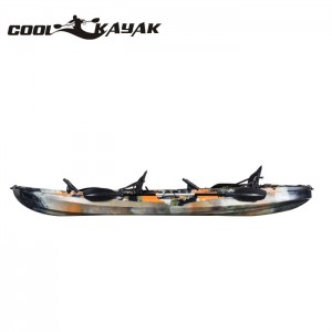 China Recreational Double Kayak for sale Rotomolded kayak