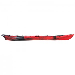 Rotomolded Angle Plastic Kayak 14FT Ezi Ịkụ azụ Kayak oké osimiri Kayak Pedal Drive