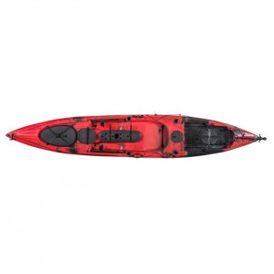 Rotomolded Angle Plastik Kayak 14FT Alus Fishing Kayak sagara kayak Pedal Girang