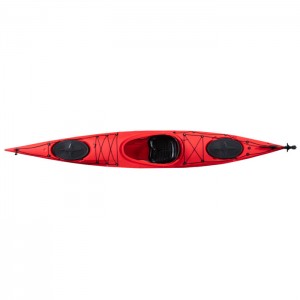 LLDPE ngồi đơn trong câu cá bằng thuyền kayak bằng nhựa xoay tròn đã qua sử dụng trên đại dương