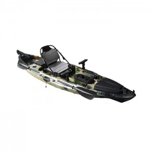 Hot selling fishing angler plastic kayak na may paddle drive Big Dace Pro 10ft