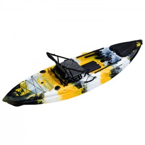 ទូកកាយ៉ាក់ Rotomolded Plastic Fishing Kayak សម្រាប់មនុស្សម្នាក់
