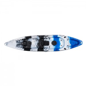 With LLDPE material double Person Plastic Kayak, sea kayak