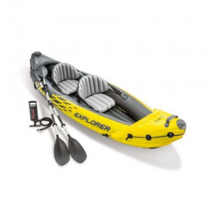 Inflatable PVC boat Plastic Double inflatable canoe kayak