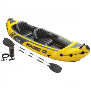 Barco inflável PVC canoa caiaque inflável dupla de plástico