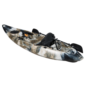 Glide 1 + 1 barca di kayak di plastica doppia sedia