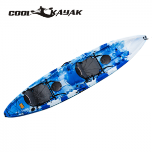 China Recreational Double Kayak for sale Rotomolded kayak