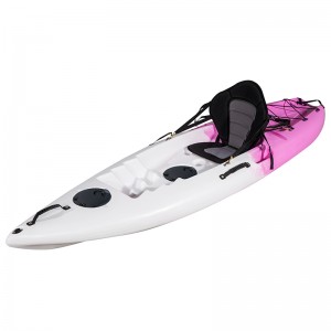 Flash kayak plastik tunggal mudah untuk mendayung