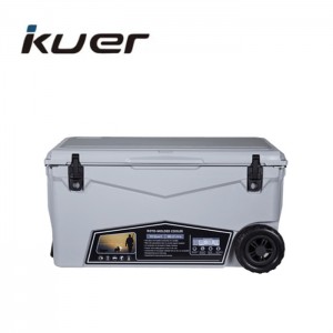 70QT Roto Ice Chest With Lock Wheel