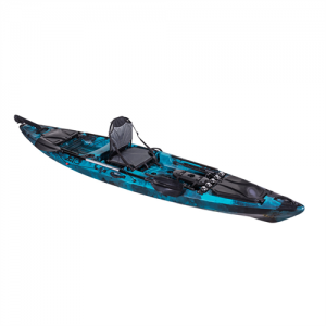 Caiac de plàstic per a pesca oceànica per a 1 persona LLDPE Rotomolded Sit On Top Kayak